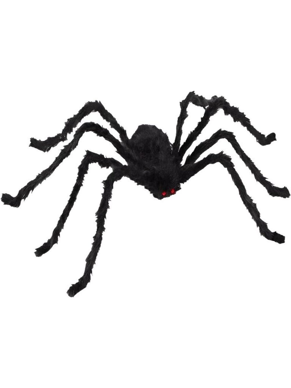 4.9ft Halloween Giant Spider, Halloween Scary Outdoor Decor, Black